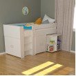 Compact Spacesaver Single Bed With Cupboard Doors